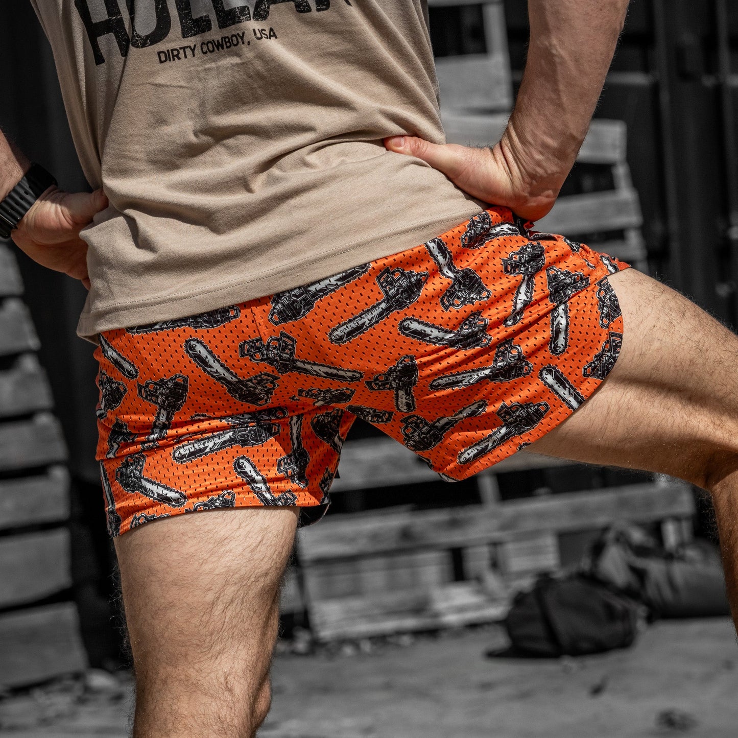 Men’s Double-Layer Mesh Training Shorts — 5" Inseam