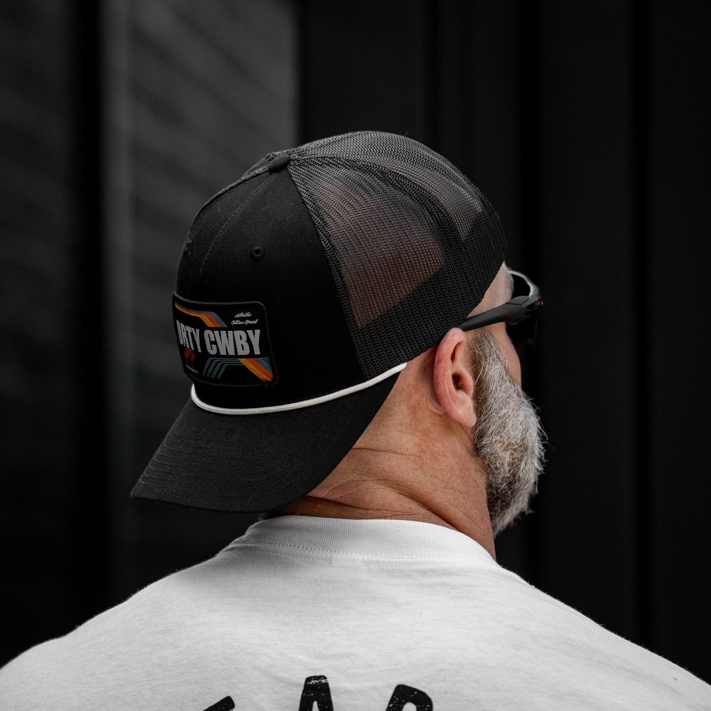 DRTYCWBY Vintage Bronco Patch Rope Snapback Hat