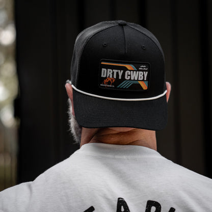 DRTYCWBY Vintage Bronco Patch Rope Snapback Hat
