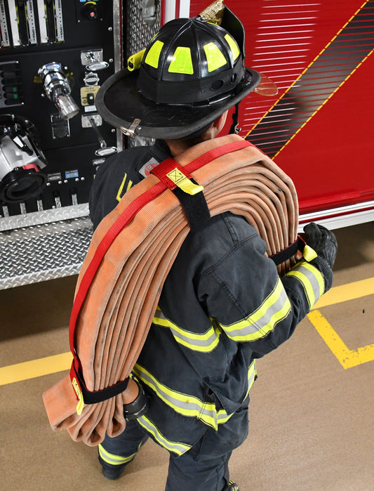 Adjustable Hose Bundle Strap Kit with 24” Hose Straps(Red) - FFHS-R24-KIT