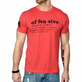 Load image into Gallery viewer, Men's Offensive Defined T-Shirt (Red)
