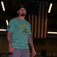Load image into Gallery viewer, Men's Don't Tread On Me Patriotic T-Shirt (Heather Green)
