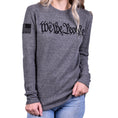 Load image into Gallery viewer, Women's "We the People" Long Sleeve Patriotic Thermal - Boyfriend Fit
