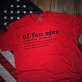 Load image into Gallery viewer, Men's Offensive Defined T-Shirt (Red)
