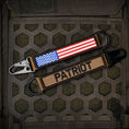 Load image into Gallery viewer, American Made Heavy Duty Tactical Keychain - Patriot
