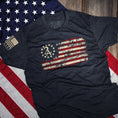 Load image into Gallery viewer, Men's 2A Betsy Ross Flag Patriotic T-Shirt

