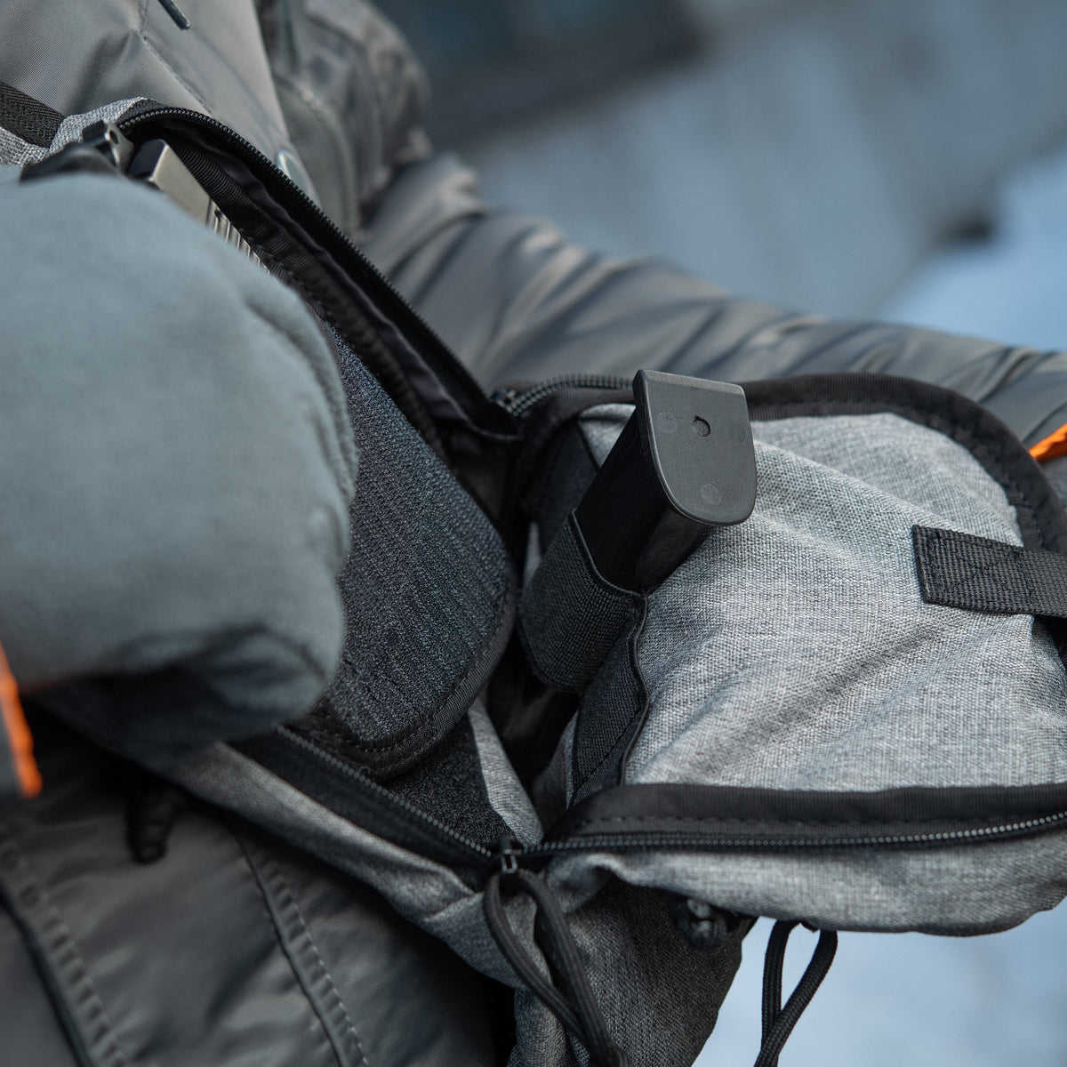 M-Tac LEFT-HANDED Tactical Sling Bag for Men with Holster