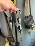 Load image into Gallery viewer, Locking Carabiner Glove Clip - Door Chock - black
