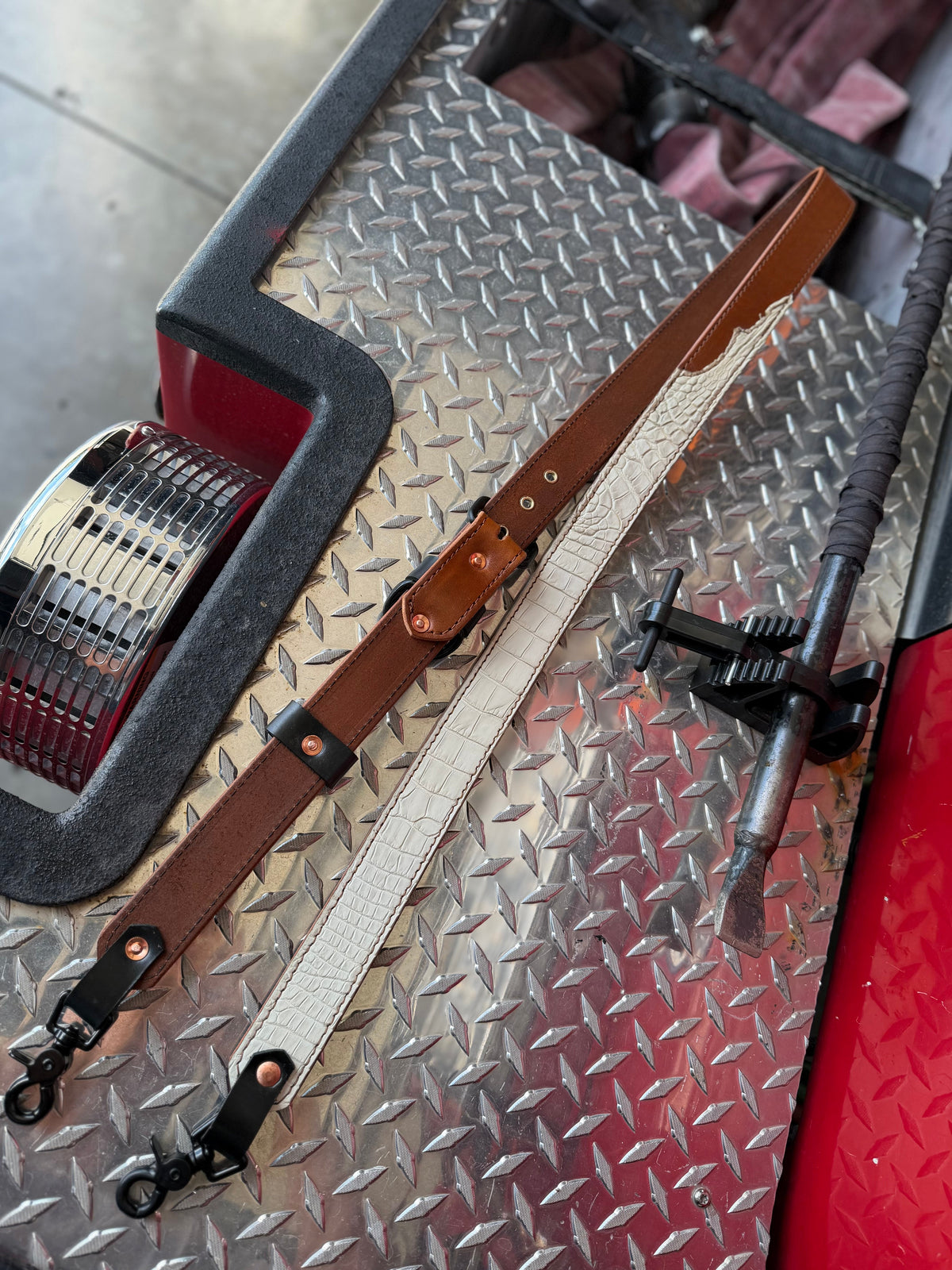 The Ghost - Genuine American Alligator Radio Strap | Bone Gator | Limited Edition