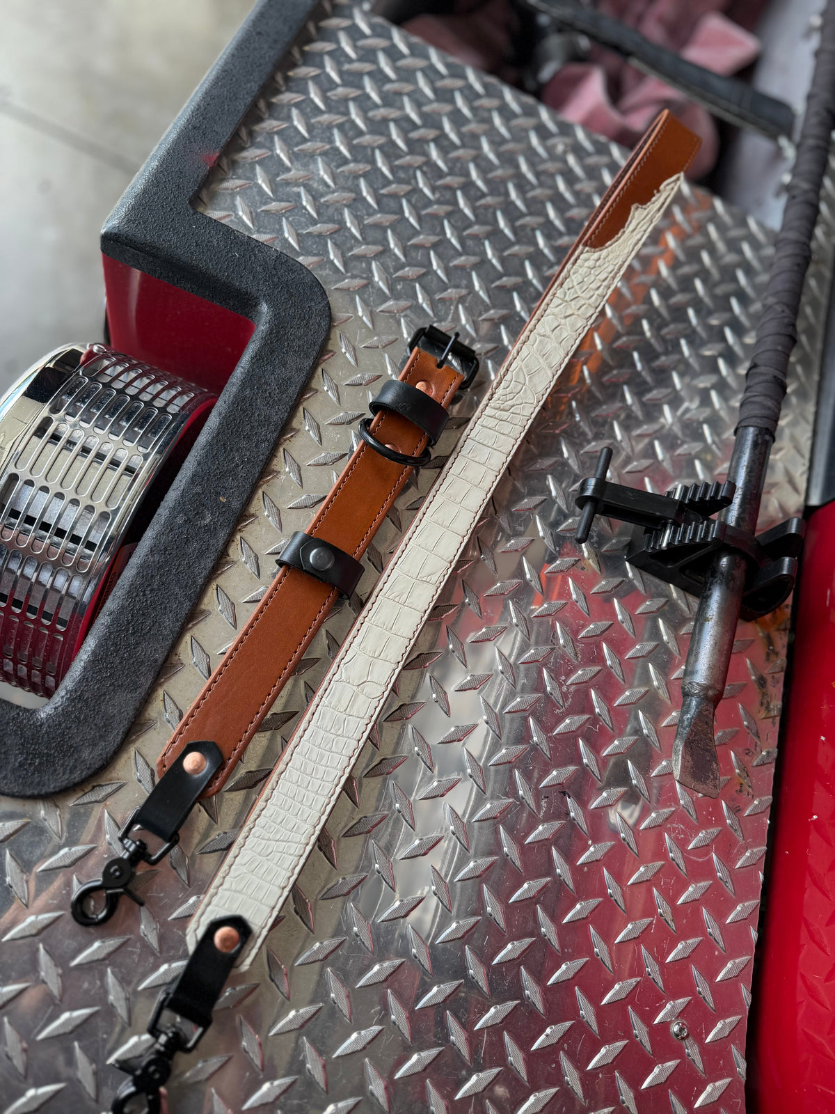 The Ghost - Genuine American Alligator Radio Strap | Bone Gator | Limited Edition