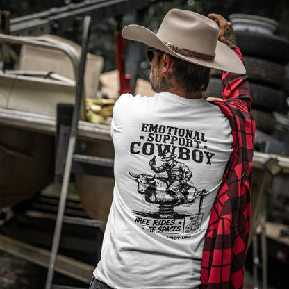 Emotional Support Cowboy Men's T-Shirt