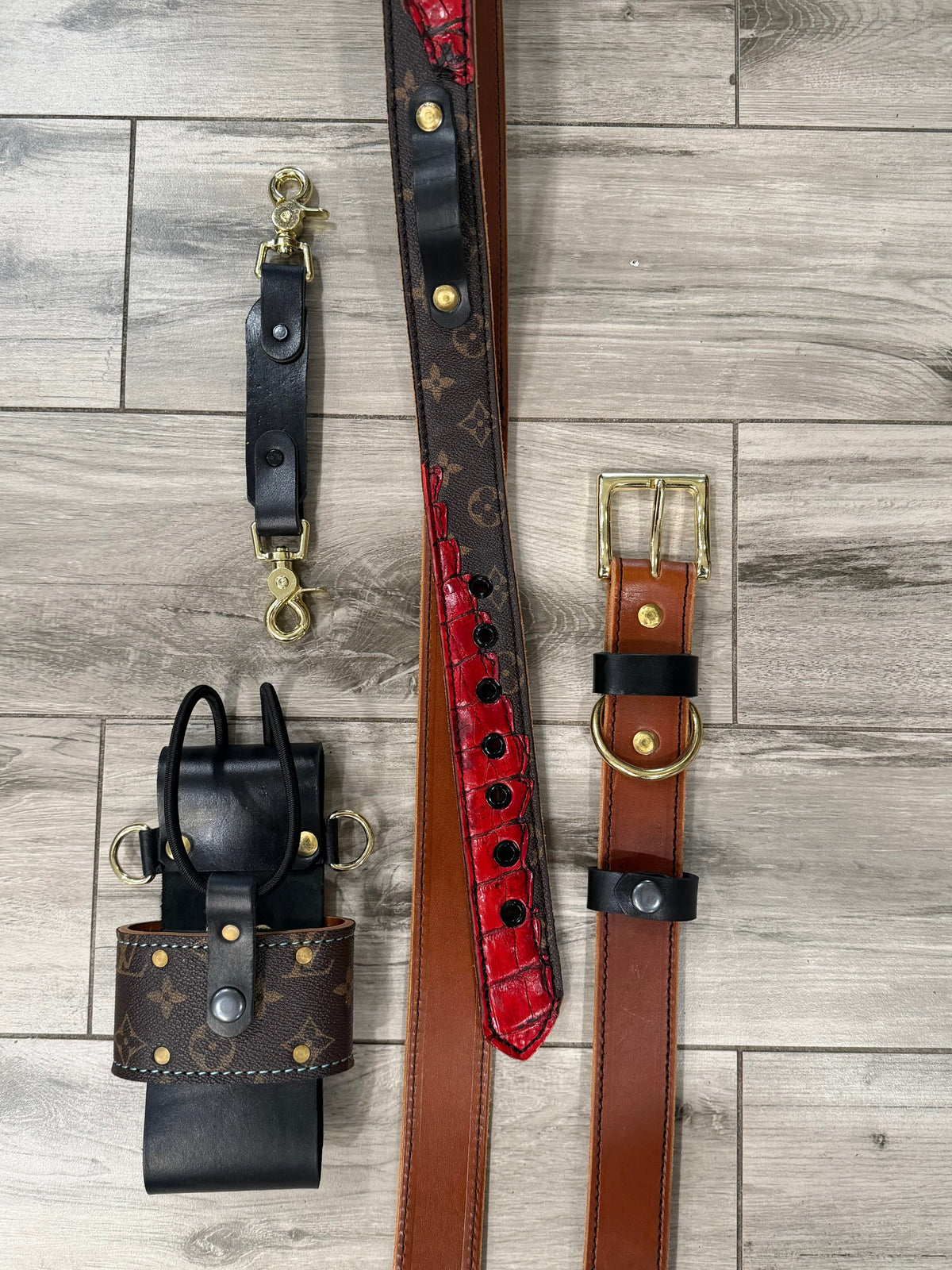 “The Redline Gator” Strap Set