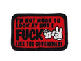 Load image into Gallery viewer, I'm Not Much to Look At But I Fuck Like The Government - V.2.0 - 2x3 Patch

