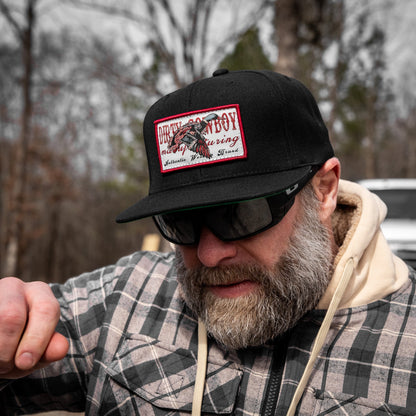 Flying Duck Dirty Cowboy Patch Flatbill Snapback