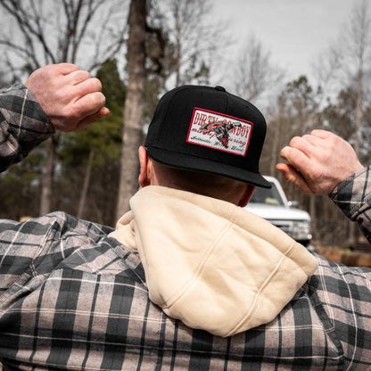 Flying Duck Dirty Cowboy Patch Flatbill Snapback
