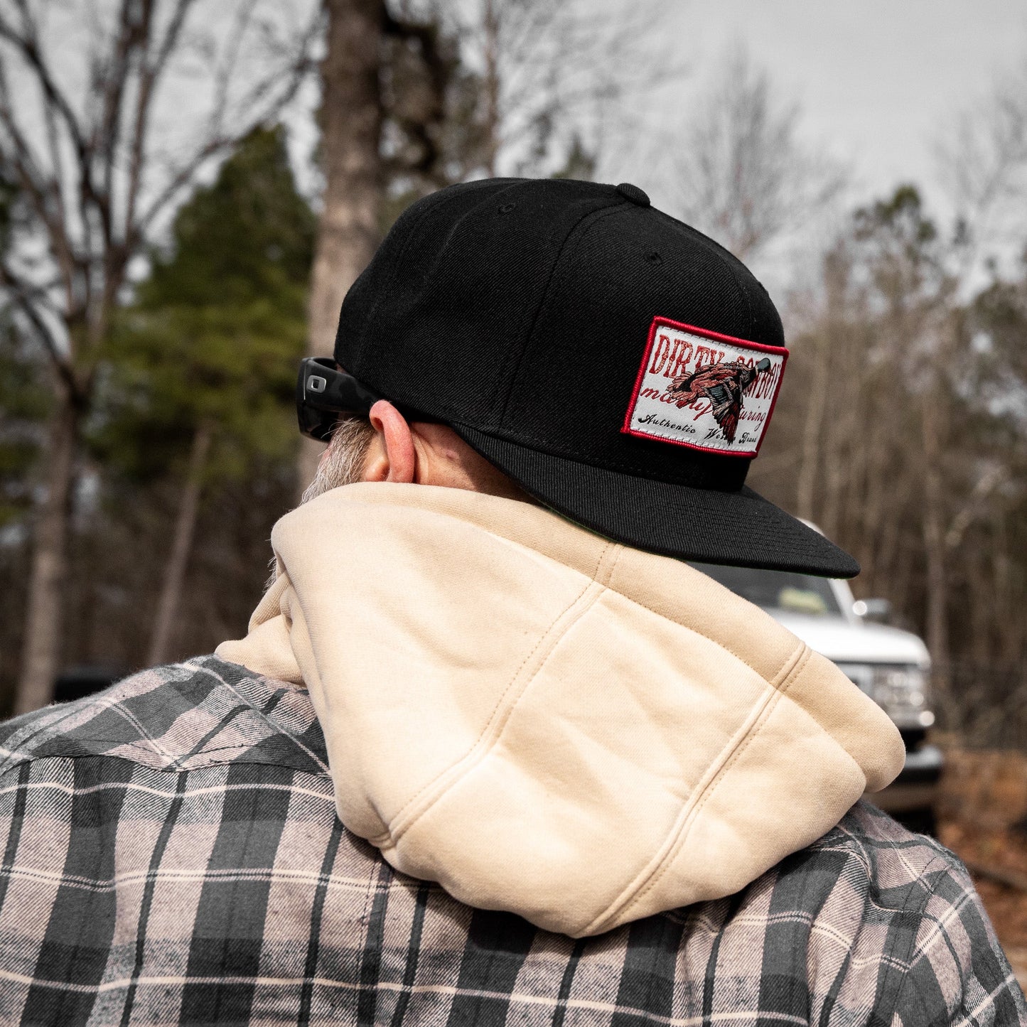 Flying Duck Dirty Cowboy Patch Flatbill Snapback