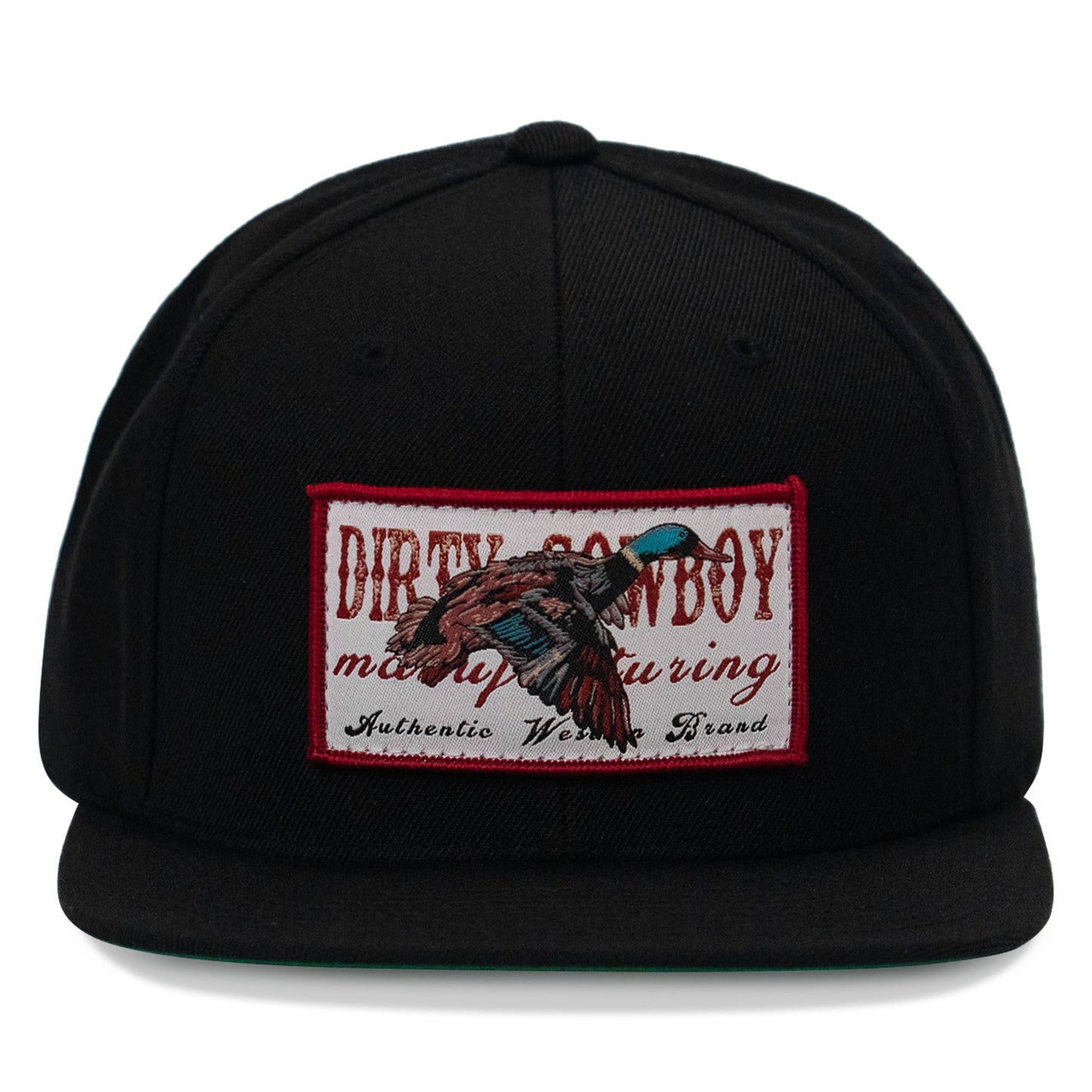 Flying Duck Dirty Cowboy Patch Flatbill Snapback