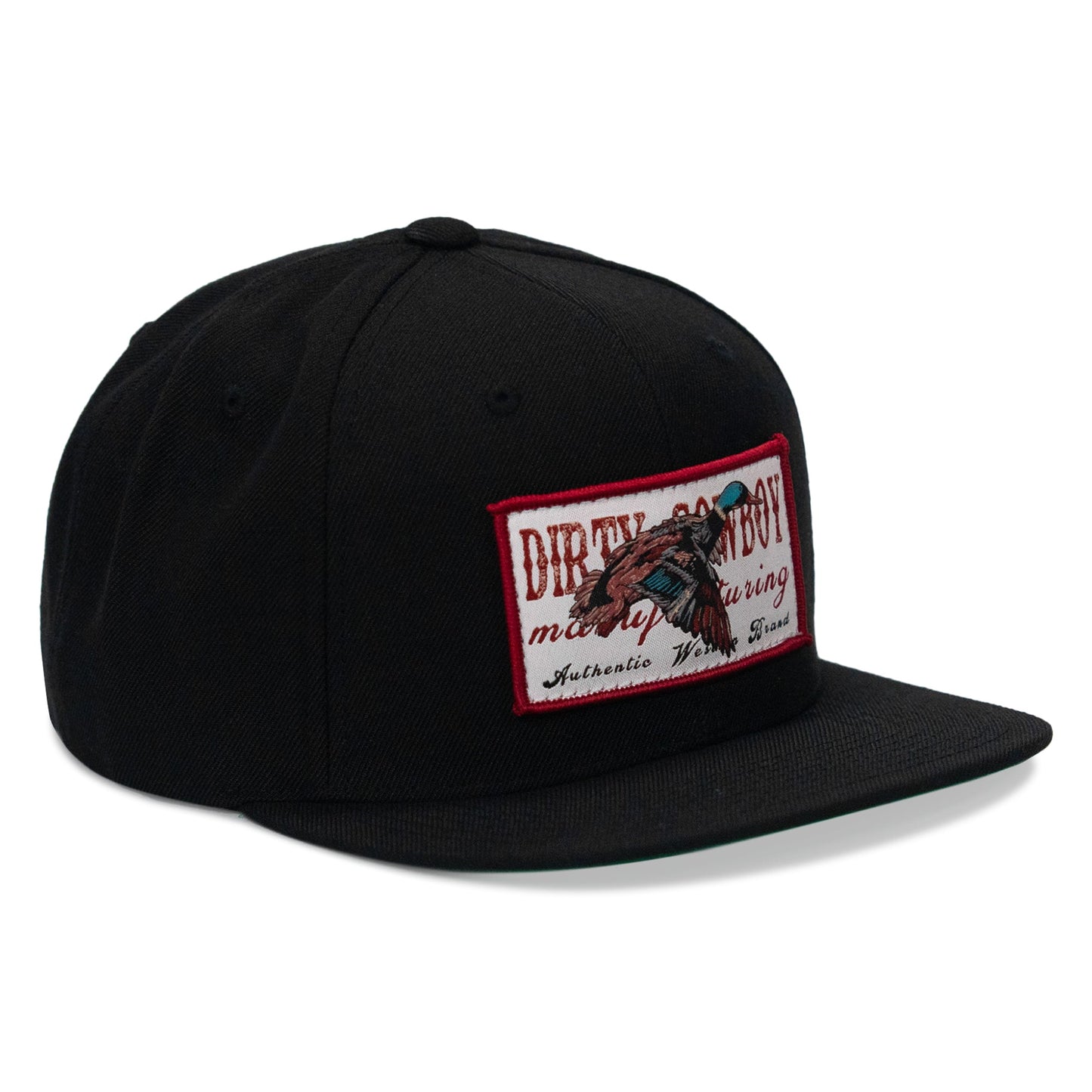 Flying Duck Dirty Cowboy Patch Flatbill Snapback