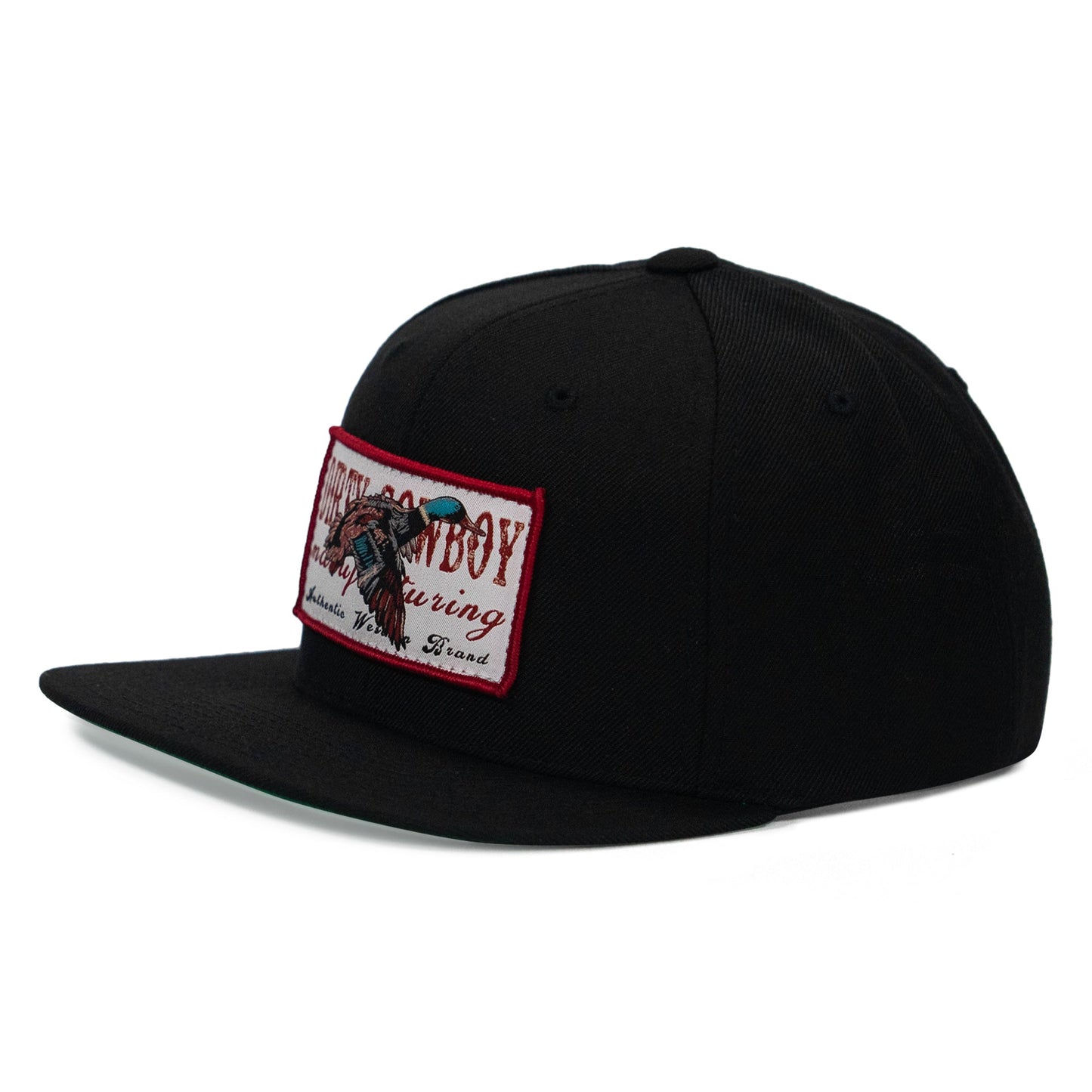 Flying Duck Dirty Cowboy Patch Flatbill Snapback