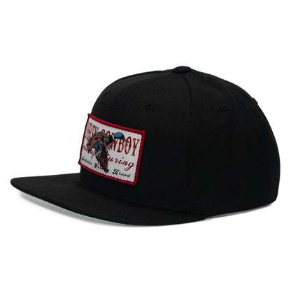 Flying Duck Dirty Cowboy Patch Flatbill Snapback