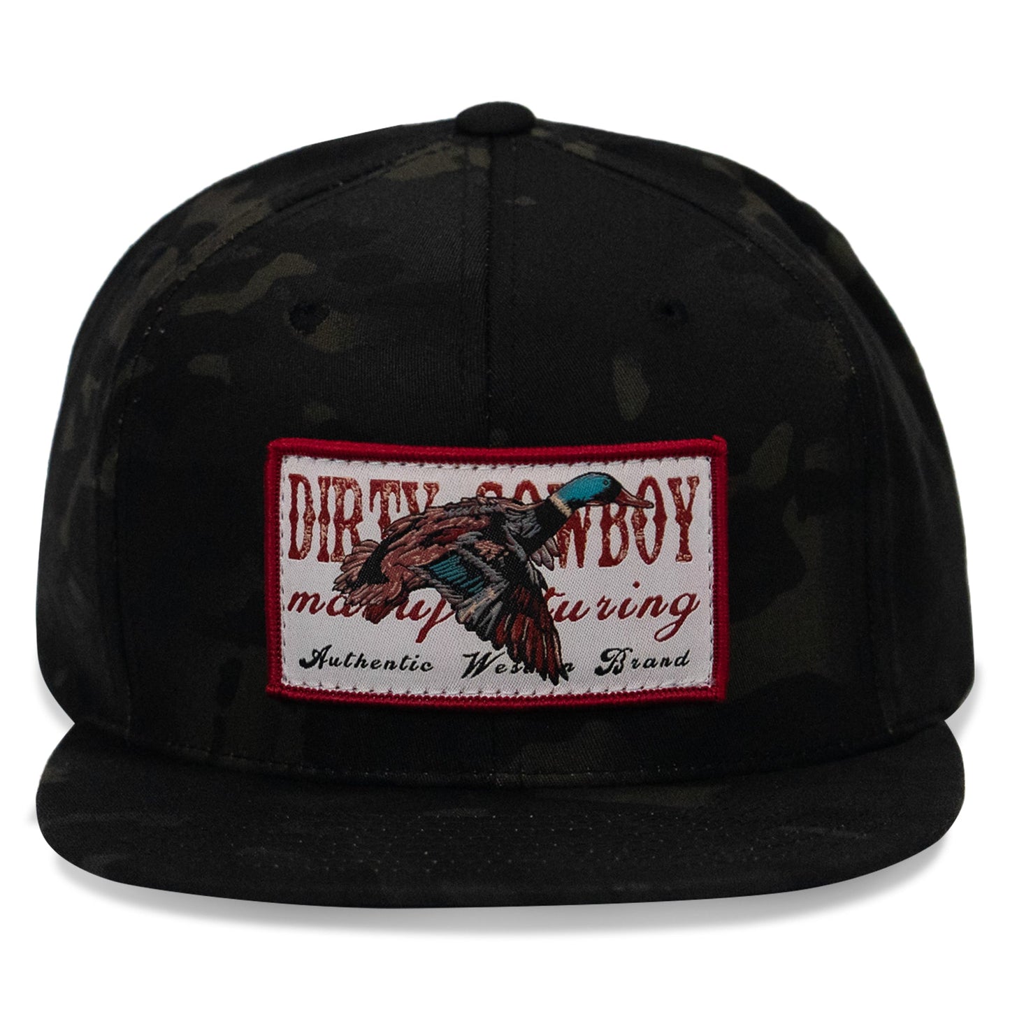 Flying Duck Dirty Cowboy Patch Flatbill Snapback