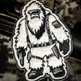 Load image into Gallery viewer, Summit Sentry: Fuzzy Yeti Patch – Conquer the Peaks with Mountain Warfare Style!
