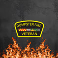 Load image into Gallery viewer, Dumpster Fire Veteran 1.0 Sticker
