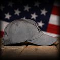 Load image into Gallery viewer, Wolf Grey Full Fabric American Flag Range Hat
