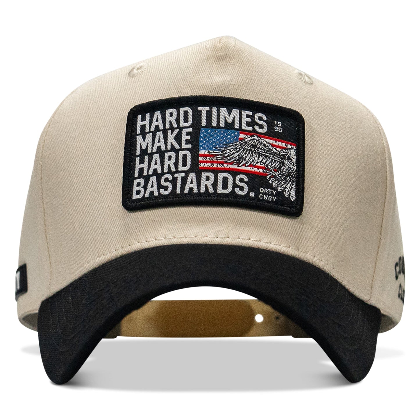 Hard Times Make Hard Bastards Patch Workhorse Snapback