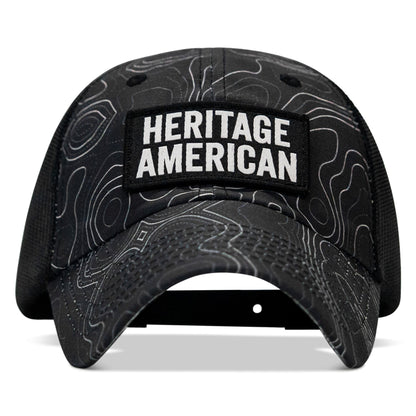 Heritage American Patch Tactical Ripstop Mesh Snapback Hat