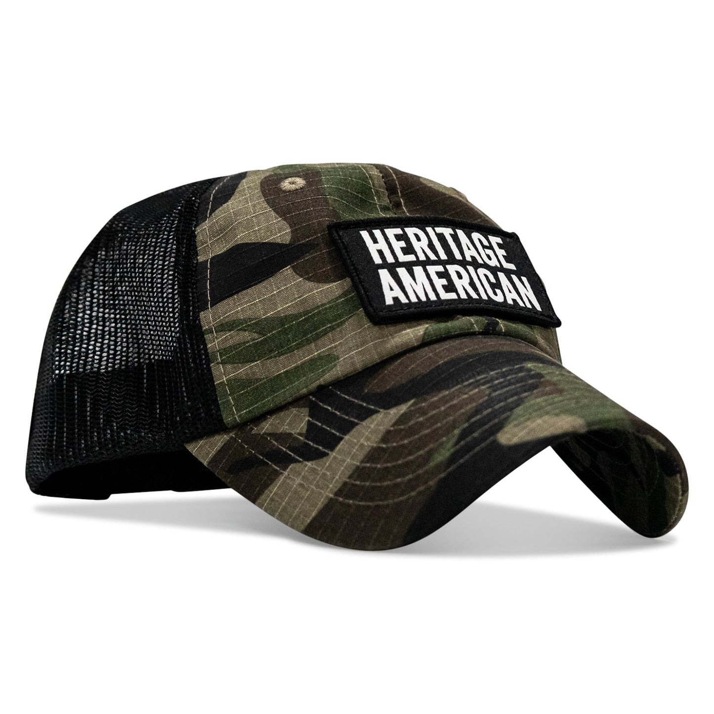 Heritage American Patch Tactical Ripstop Mesh Snapback Hat