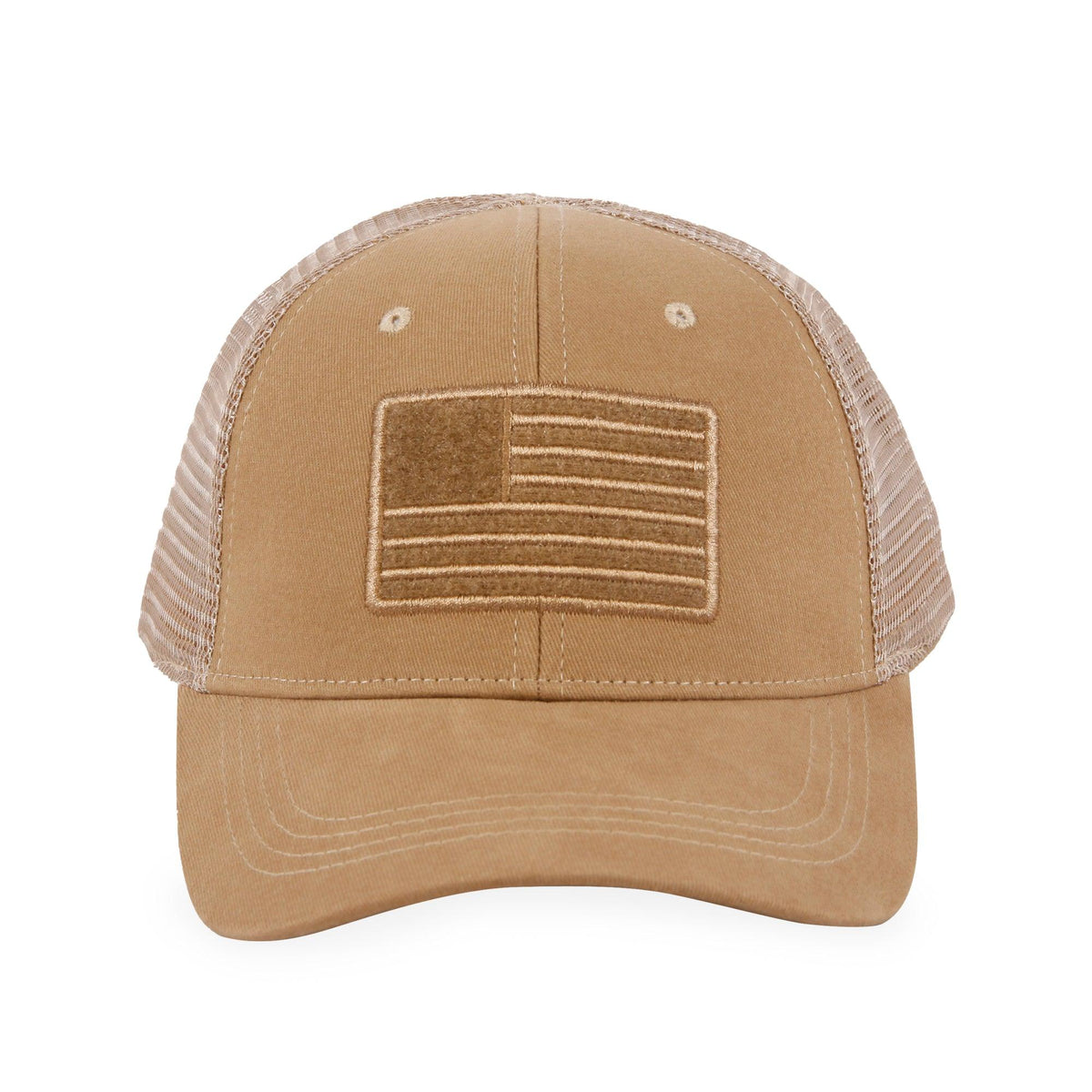 American Flag Velcro - Trucker Mesh Hat