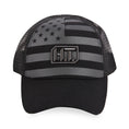 Load image into Gallery viewer, US Flag w/HT Embroidery - Puff Trucker Mesh Hat
