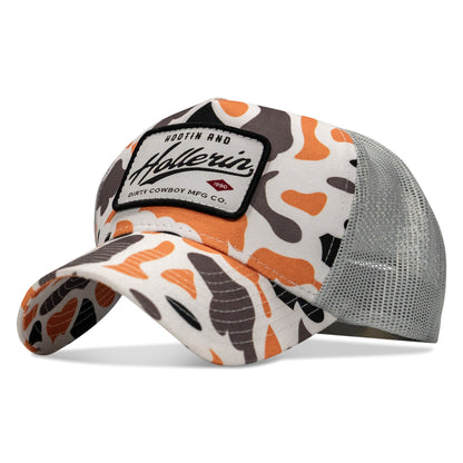 Hootin' and Hollerin Patch Five Panel Snapback Hat