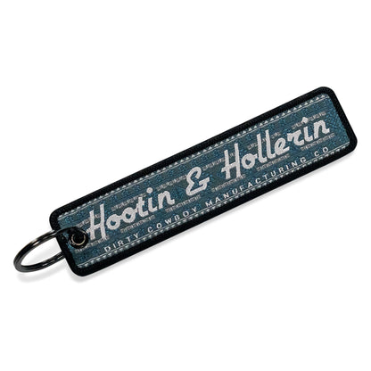 Hootin & Hollerin Flight Tag Keychain