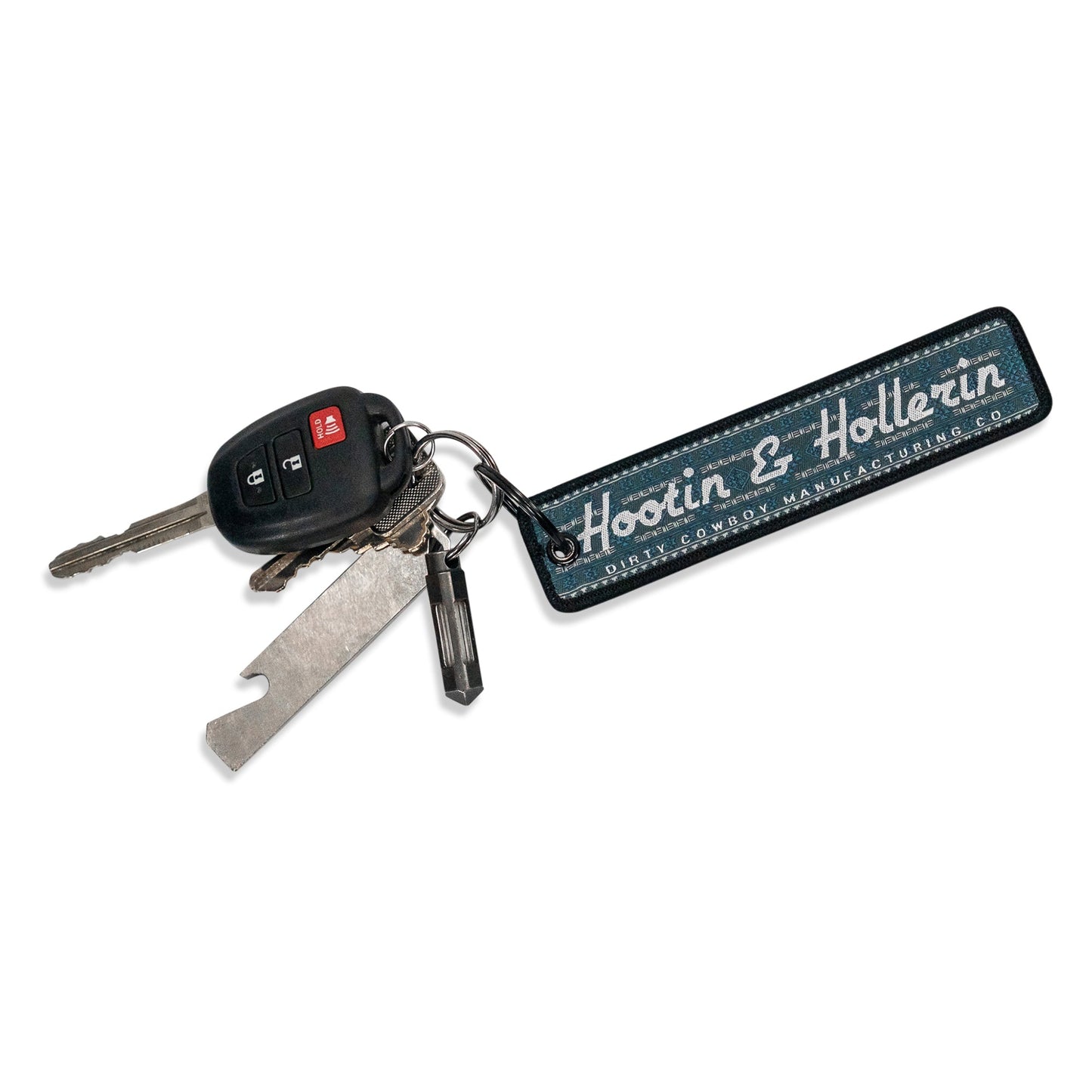 Hootin & Hollerin Flight Tag Keychain