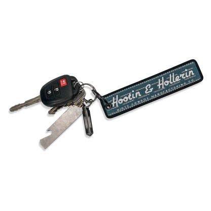 Hootin & Hollerin Flight Tag Keychain