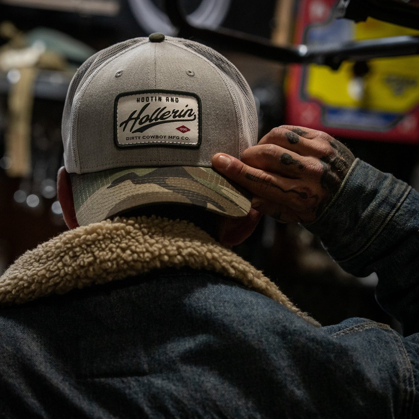 Hootin' & Hollerin' Patch Snapback Hat
