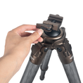 Load image into Gallery viewer, LINKOGEAR HT-404C Carbon Fiber Hunting Tripod Rest – Picatinny QR – Brown
