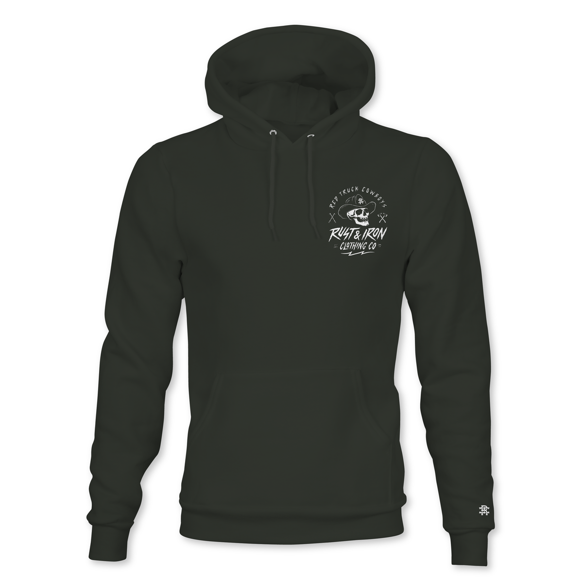 Red Truck Cowboys Hoodie — Whiteout Edition
