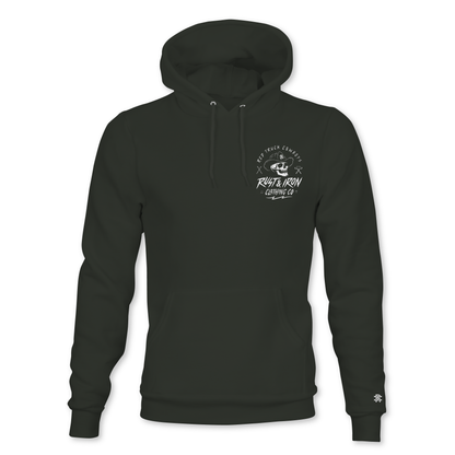 Red Truck Cowboys Hoodie — Whiteout Edition