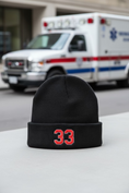 Load image into Gallery viewer, Custom Station Number - Two Color - Beanie
