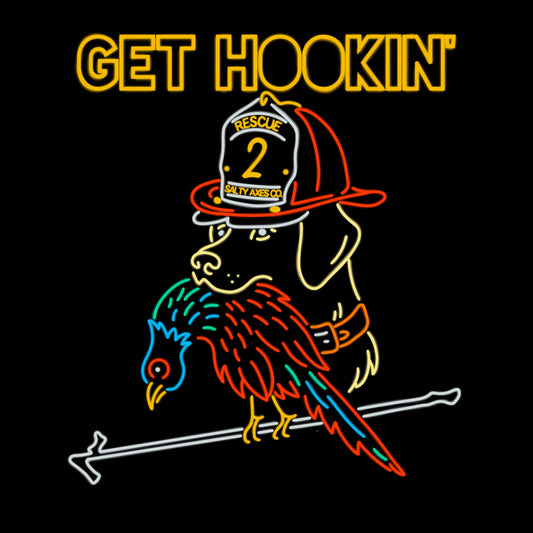 Get Hookin’ Bird Dog Sticker