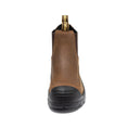 Load image into Gallery viewer, ROCKROOSTER Woodland Brown 6 inch Composite Toe Pull-on Leather Work Boots AK664
