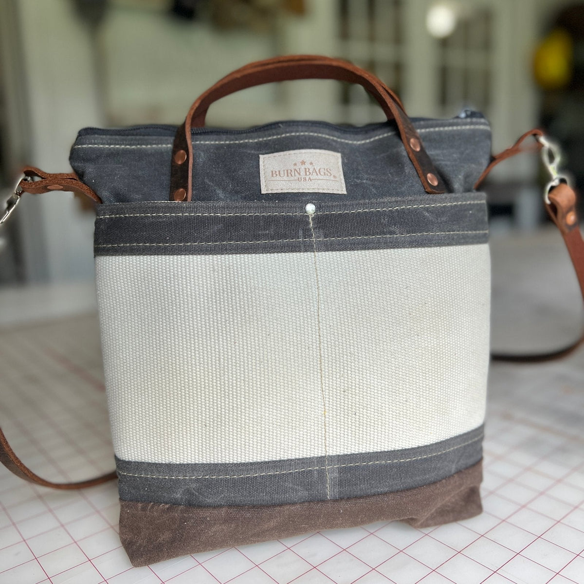 Navy Blue Engineer Burn Bag
