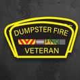 Load image into Gallery viewer, Dumpster Fire Veteran 1.0 Sticker
