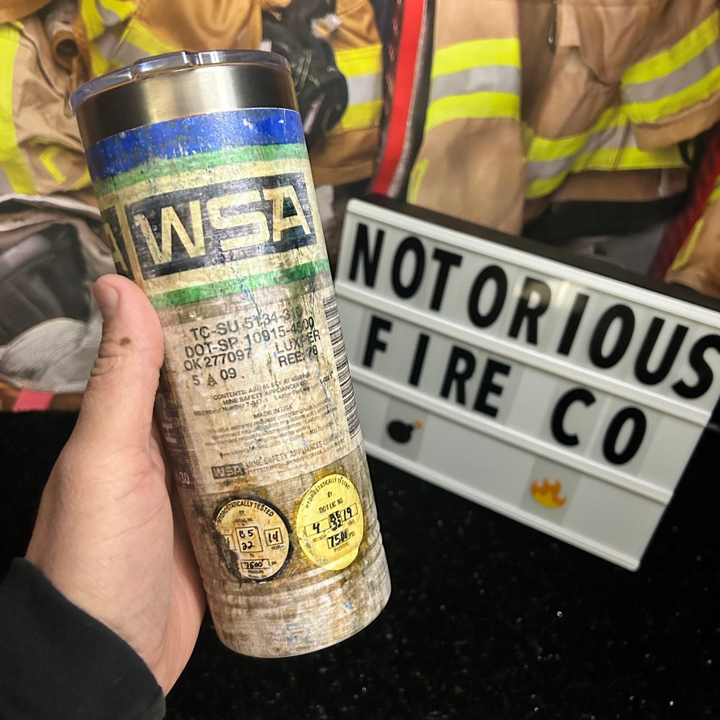 WSA SCBA Stainless Steel Tumbler