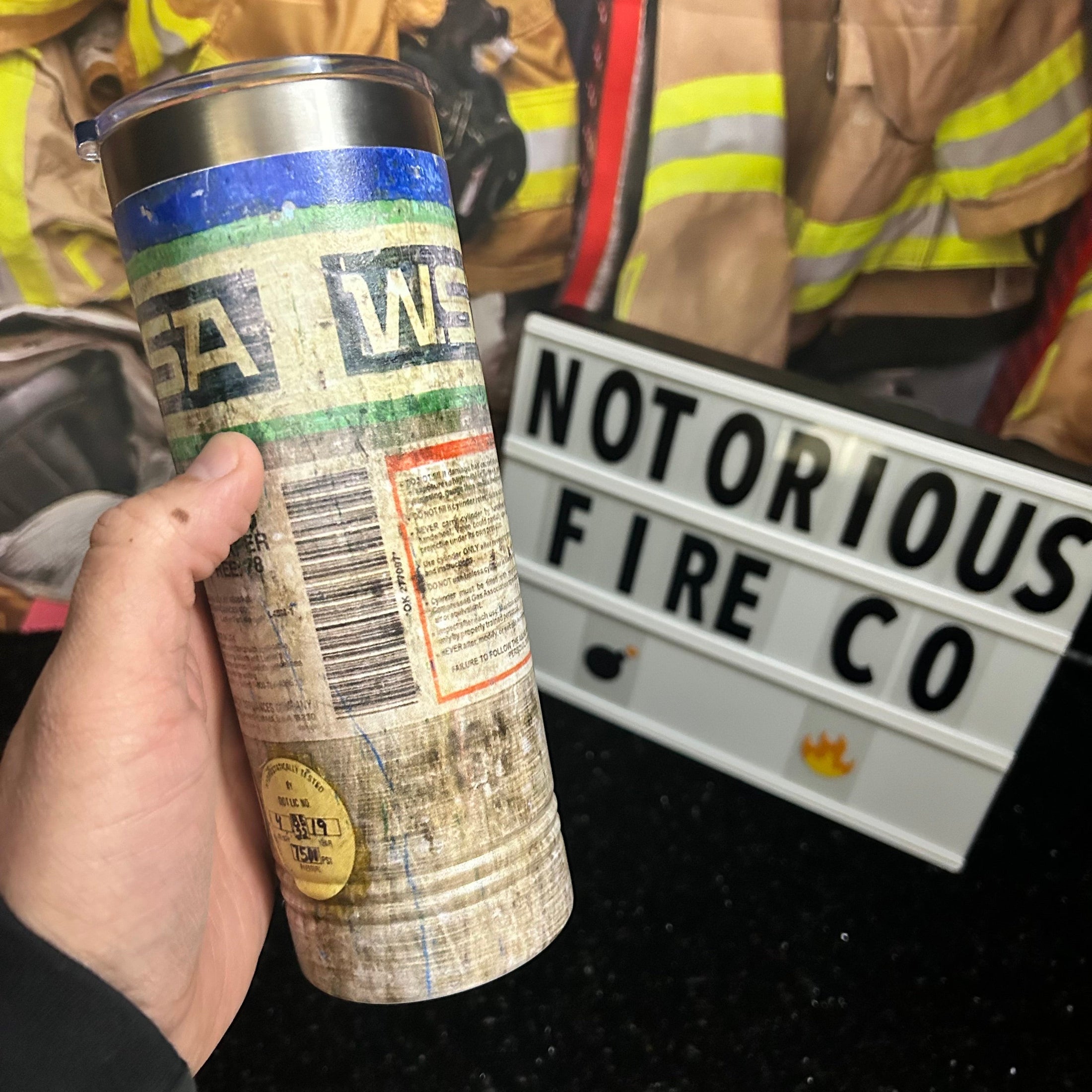 WSA SCBA Stainless Steel Tumbler