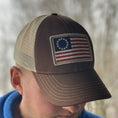 Load image into Gallery viewer, Betsy Ross Flag Patch Trucker Hat
