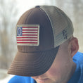 Load image into Gallery viewer, Betsy Ross Flag Patch Trucker Hat
